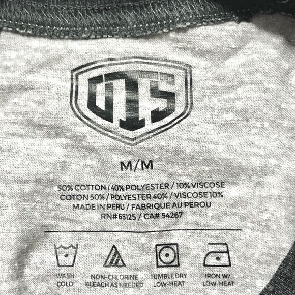 NWT OTS NFL Atlanta Falcons Gray Raglan Tee Sz M - Picture 6 of 7